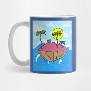 Lonely Island Relaxation Sun Mug